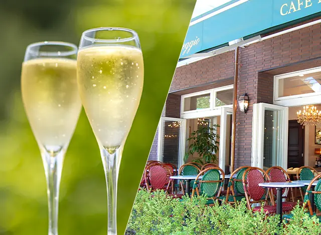 Free-flowing sparkling wine