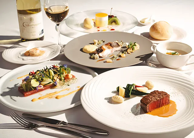 Example of a dinner course