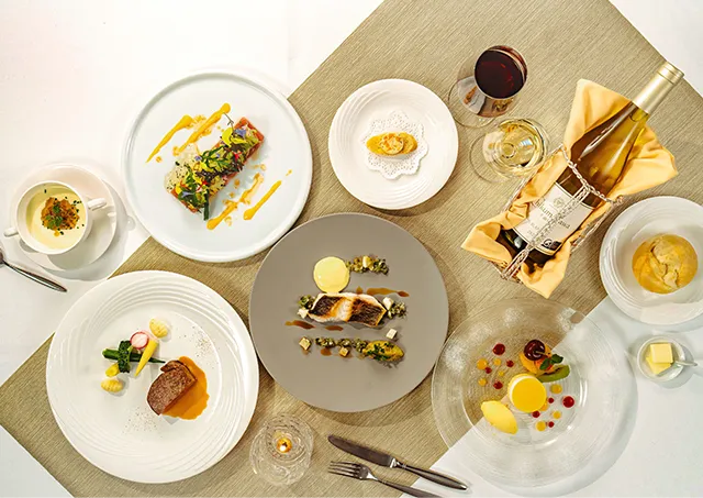 Example of a dinner course