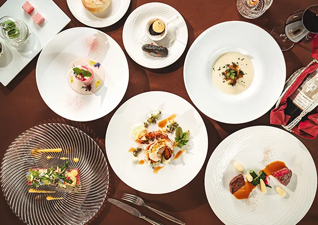 Example of a dinner course